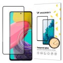 Wytrzymałe szkło hartowane 9H na cały ekran Samsung Galaxy M53 5G z ramką Case Friendly czarny Wytrzymałe szkło hartowane 9H na cały ekran Samsung Galaxy M53 5G z ramką Case Friendly czarny