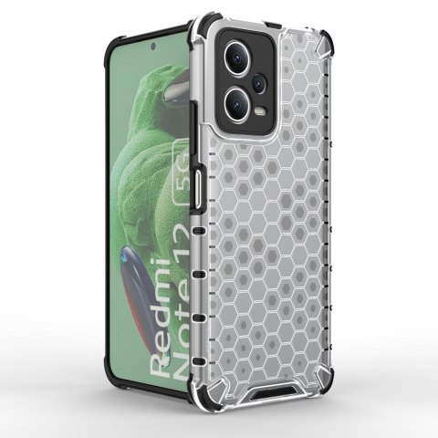 Etui pancerny hybrydowy pokrowiec do Xiaomi Redmi Note 12 5G / Poco X5 5G Honeycomb niebieski Etui pancerny hybrydowy pokrowiec do Xiaomi Redmi Note 12 5G / Poco X5 5G Honeycomb niebieski