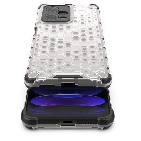 Etui pancerny hybrydowy pokrowiec do Xiaomi Redmi Note 12 Pro+ Honeycomb czarny Etui pancerny hybrydowy pokrowiec do Xiaomi Redmi Note 12 Pro+ Honeycomb czarny