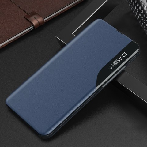 Etui pokrowiec do Samsung S24+ z klapką i podstawką Eco Leather View Case niebieskie Etui pokrowiec do Samsung S24+ z klapką i podstawką Eco Leather View Case niebieskie