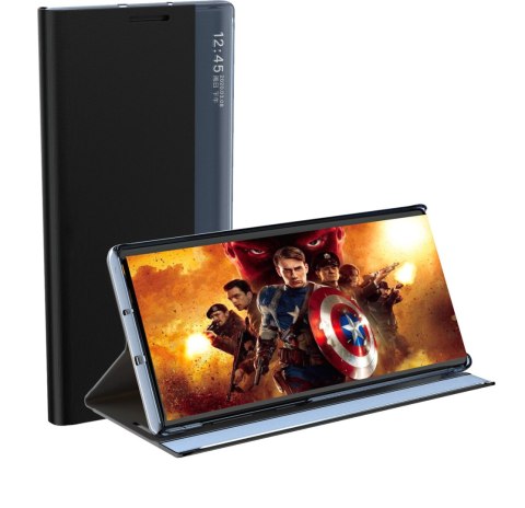 Etui pokrowiec z klapką i podstawką do Xiaomi Redmi Note 12 5G / Poco X5 5G New Sleep Case czarny Etui pokrowiec z klapką i podstawką do Xiaomi Redmi Note 12 5G / Poco X5 5G New Sleep Case czarny