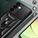 Etui z osłoną na aparat do Samsung Galaxy S24 Hybrid Armor Camshield czarne Etui z osłoną na aparat do Samsung Galaxy S24 Hybrid Armor Camshield czarne