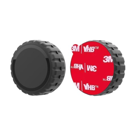 Etui na lokalizator Apple AirTag zakręcane wodoodporne samoprzylepne - czarne Etui na lokalizator Apple AirTag zakręcane wodoodporne samoprzylepne - czarne