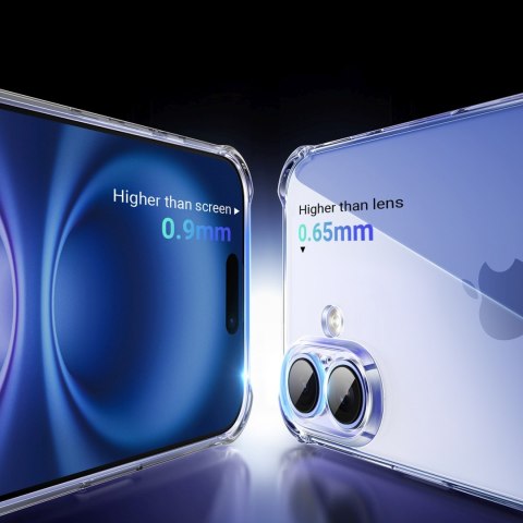 Etui ochronne na iPhone 16 Plus Bright Cushion CA101 - przezroczyste Etui ochronne na iPhone 16 Plus Bright Cushion CA101 - przezroczyste