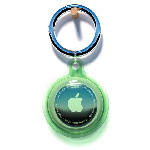 Etui wodoodporne na lokalizator Apple AirTag - zielone Etui wodoodporne na lokalizator Apple AirTag - zielone