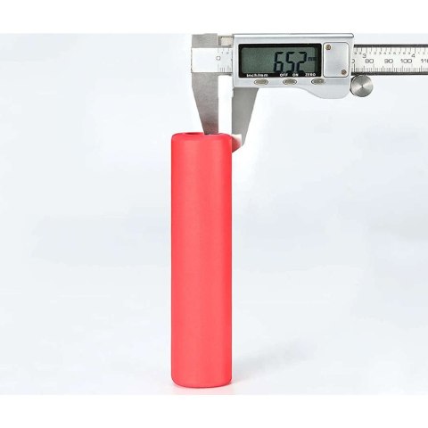 Gripy chwyty rowerowe z pianki silikonowej - czerwone Gripy chwyty rowerowe z pianki silikonowej - czerwone