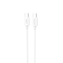 Kabel przewód L4C USB-C - USB-C 30W 480Mb/s 1.2m - biały Kabel przewód L4C USB-C - USB-C 30W 480Mb/s 1.2m - biały