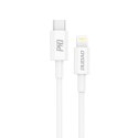 Kabel przewód L6X USB-C - iPhone Lightning PD 20W 1m - biały Kabel przewód L6X USB-C - iPhone Lightning PD 20W 1m - biały