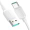 Kabel przewód Multi-Color Series A14 USB-A - USB-C 3A 1.2 m - biały