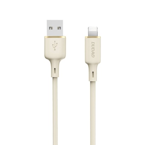 Kabel przewód do iPhone wzmacniany SR USB-A - Lightning 5A 1m beżowy Kabel przewód do iPhone wzmacniany SR USB-A - Lightning 5A 1m beżowy