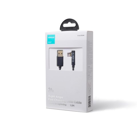 Kabel przewód kątowy do iPhone USB-A - Ligtning 2.4A 1.2m niebieski Kabel przewód kątowy do iPhone USB-A - Ligtning 2.4A 1.2m niebieski