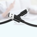 Kabel przewód micro USB - USB-A 25cm - czarny