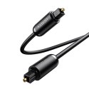 Kabel przewód optyczny audio Toslink SPDIF 1m - czarny