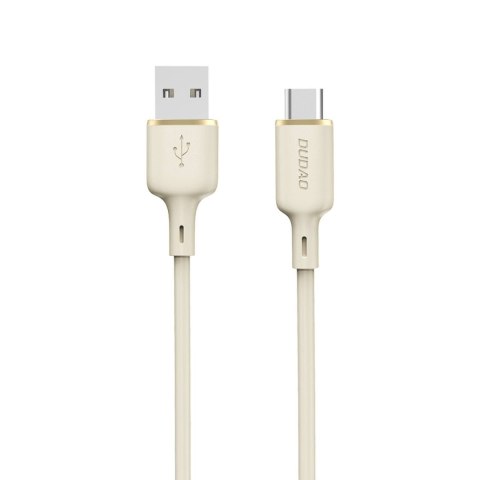 Kabel przewód wzmacniany SR USB-A - USB-C 5A 1m beżowy Kabel przewód wzmacniany SR USB-A - USB-C 5A 1m beżowy