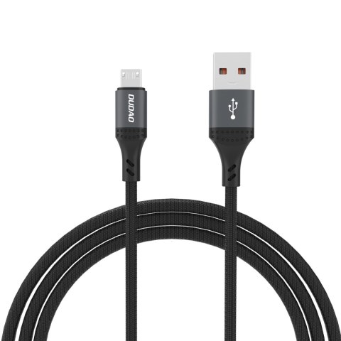 Kabel przewód z oplotem L3SM USB-A - MicroUSB 3A 1.2m - czarny Kabel przewód z oplotem L3SM USB-A - MicroUSB 3A 1.2m - czarny