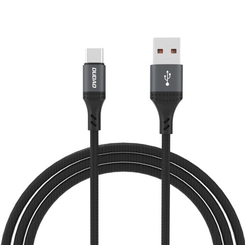 Kabel przewód z oplotem L3ST USB-A - USB-C 5A 1.2m - czarny Kabel przewód z oplotem L3ST USB-A - USB-C 5A 1.2m - czarny