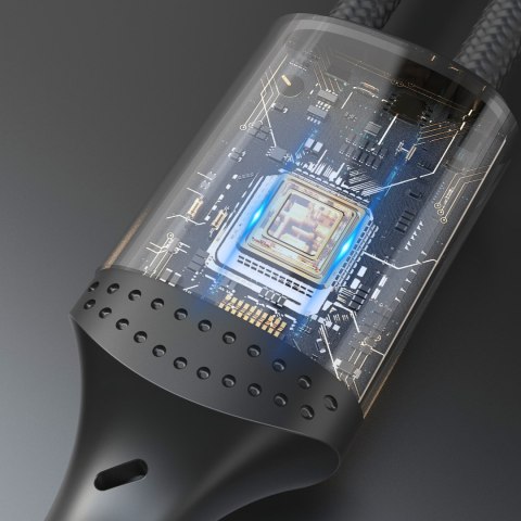 Kabel przewód z oplotem L3ST USB-A - USB-C 5A 1.2m - czarny Kabel przewód z oplotem L3ST USB-A - USB-C 5A 1.2m - czarny