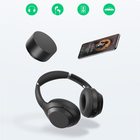 Przejściówka adapter kątowy audio USB-C (męski) - minijack 3.5mm (żeński) - szary Przejściówka adapter kątowy audio USB-C (męski) - minijack 3.5mm (żeński) - szary