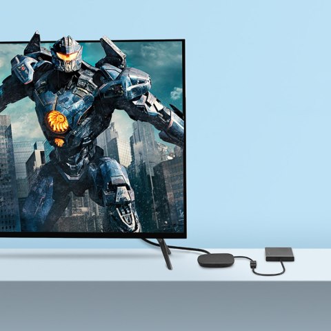 Przejściówka adapter micro USB (męski) - USB-A (żeński) OTG płaski 0.15m - czarny Przejściówka adapter micro USB (męski) - USB-A (żeński) OTG płaski 0.15m - czarny