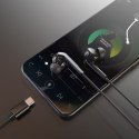 Słuchawki X3C+ dokanałowe przewodowe z mikrofonem i pilotem USB-C 1.2m - czarne Słuchawki X3C+ dokanałowe przewodowe z mikrofonem i pilotem USB-C 1.2m - czarne