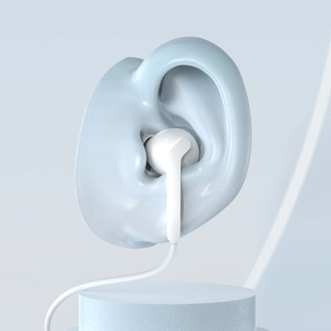 Słuchawki dokanałowe X3C+ przewodowe USB-C 1.2m - białe Słuchawki dokanałowe X3C+ przewodowe USB-C 1.2m - białe