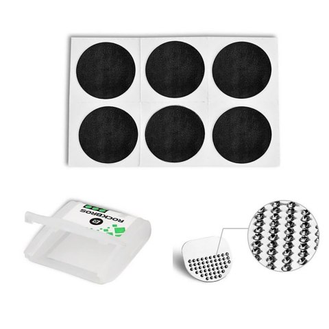 Zestaw naprawczy łatki z klejem śr. 2.4cm do łatania dętek rowerowych Zestaw naprawczy łatki z klejem śr. 2.4cm do łatania dętek rowerowych