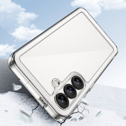 Etui z żelową ramką na Samsung Galaxy XCover 7 Pro Outer Space Case - przezroczyste Etui z żelową ramką na Samsung Galaxy XCover 7 Pro Outer Space Case - przezroczyste