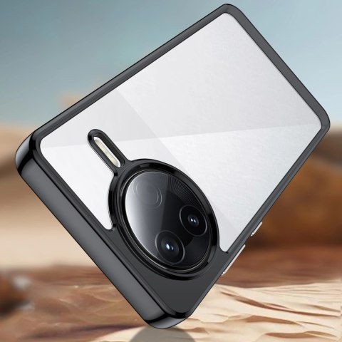 Etui z żelową ramką na Xiaomi Poco F7 Ultra Outer Space Case - czarne Etui z żelową ramką na Xiaomi Poco F7 Ultra Outer Space Case - czarne