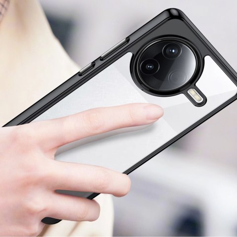 Etui z żelową ramką na Xiaomi Poco F7 Ultra Outer Space Case - czarne Etui z żelową ramką na Xiaomi Poco F7 Ultra Outer Space Case - czarne
