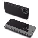 Futerał etui z klapką na Samsung Galaxy A22 4G Clear View Case - czarny
