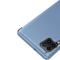 Futerał etui z klapką na Samsung Galaxy A22 4G Clear View Case - czarny