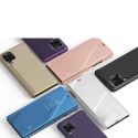 Futerał etui z klapką na Samsung Galaxy A22 4G Clear View Case - czarny