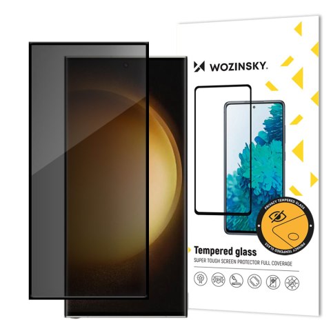 Szkło hartowane prywatyzujące na Samsung Galaxy S24 Ultra z filtrem anti-spy Privacy Glass Szkło hartowane prywatyzujące na Samsung Galaxy S24 Ultra z filtrem anti-spy Privacy Glass