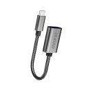 Adapter przejściówka USB-C - USB-A - szary Adapter przejściówka USB-C - USB-A - szary