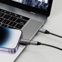 Adapter przejściówka iPhone Lightning (męski) - USB-C (żeński) - czarny Adapter przejściówka iPhone Lightning (męski) - USB-C (żeński) - czarny