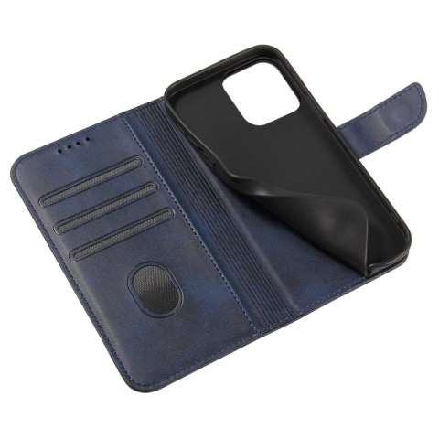 Etui pokrowiec z klapką portfel podstawka na Samsung Galaxy S23+ Magnet Case - niebieskie Etui pokrowiec z klapką portfel podstawka na Samsung Galaxy S23+ Magnet Case - niebieskie