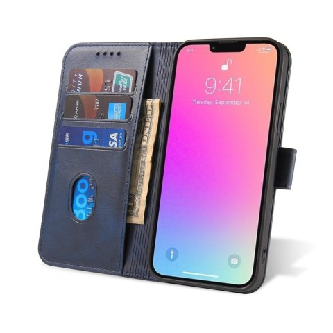 Etui pokrowiec z klapką portfel podstawka na Samsung Galaxy S23+ Magnet Case - niebieskie Etui pokrowiec z klapką portfel podstawka na Samsung Galaxy S23+ Magnet Case - niebieskie