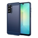 Etui silikonowe na Samsung Galaxy A26 Carbon Case - niebieskie Etui silikonowe na Samsung Galaxy A26 Carbon Case - niebieskie
