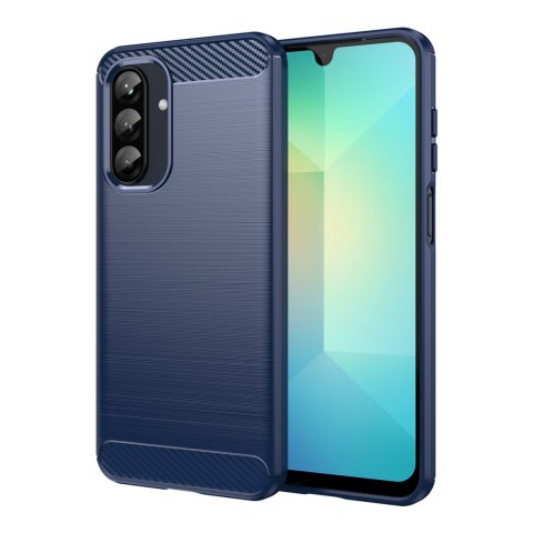 Etui silikonowe na Samsung Galaxy A26 Carbon Case - niebieskie Etui silikonowe na Samsung Galaxy A26 Carbon Case - niebieskie