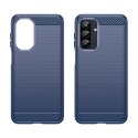 Etui silikonowe na Samsung Galaxy A26 Carbon Case - niebieskie Etui silikonowe na Samsung Galaxy A26 Carbon Case - niebieskie