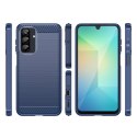 Etui silikonowe na Samsung Galaxy A26 Carbon Case - niebieskie Etui silikonowe na Samsung Galaxy A26 Carbon Case - niebieskie