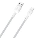 Kabel przewód USB-A - USB-C 5A 1m - biały Kabel przewód USB-A - USB-C 5A 1m - biały