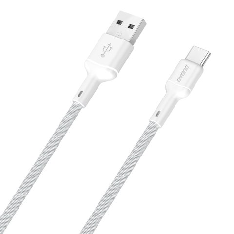 Kabel przewód USB-A - USB-C 5A 1m - biały Kabel przewód USB-A - USB-C 5A 1m - biały