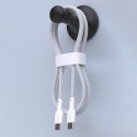 Kabel przewód USB-C 65W 1m - biały Kabel przewód USB-C 65W 1m - biały