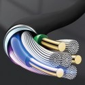 Kabel przewód stereo AUX mini jack 3.5mm 1m - czarny Kabel przewód stereo AUX mini jack 3.5mm 1m - czarny