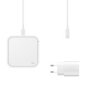 Ładowarka Samsung Wireless Charger Pad indukcyjna 15W + ładowarka sieciowa i kabel USB-C - biała Ładowarka Samsung Wireless Charger Pad indukcyjna 15W + ładowarka sieciowa i kabel USB-C - biała