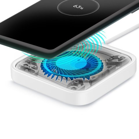 Ładowarka Samsung Wireless Charger Pad indukcyjna 15W + ładowarka sieciowa i kabel USB-C - biała Ładowarka Samsung Wireless Charger Pad indukcyjna 15W + ładowarka sieciowa i kabel USB-C - biała