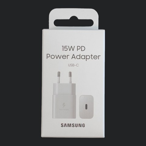 Ładowarka sieciowa USB-C 15W PD AFC biały Ładowarka sieciowa USB-C 15W PD AFC biały