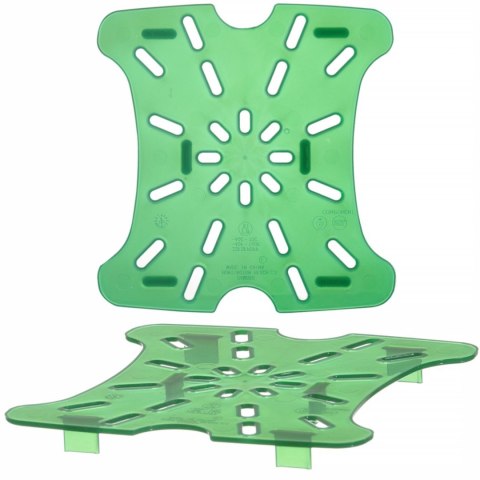 Ociekacz sztuczne dno do pojemników Cambro 1.9 / 3.8 l 159x152x16 mm - zielony Ociekacz sztuczne dno do pojemników Cambro 1.9 / 3.8 l 159x152x16 mm - zielony