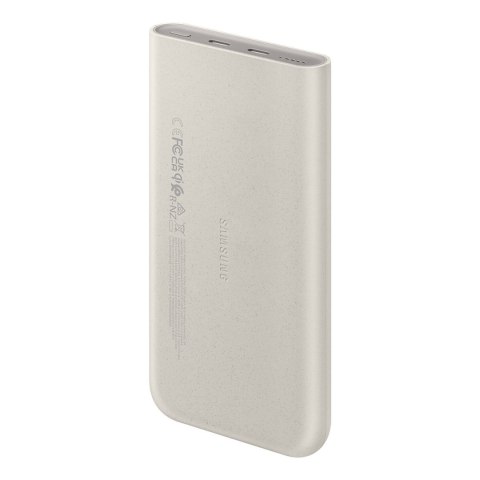 Powerbank indukcyjny Samsung 10000mAh 2x USB-C 25W SFC - beżowy Powerbank indukcyjny Samsung 10000mAh 2x USB-C 25W SFC - beżowy